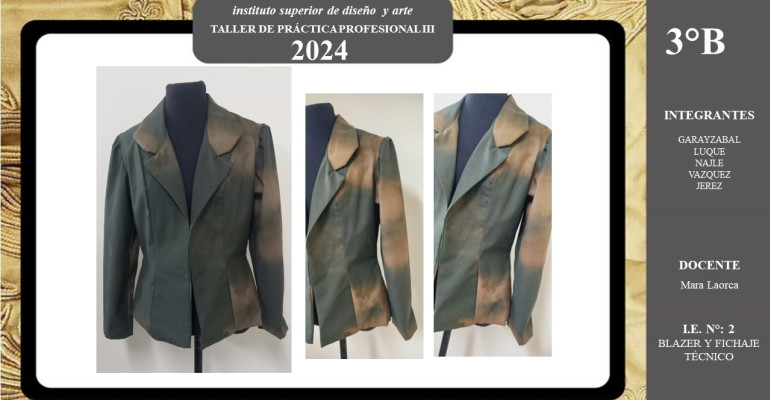 CARRERA: TECNICATURA SUPERIOR EN DISEÑO DE MODA, TEXTIL E INDUMENTARIA