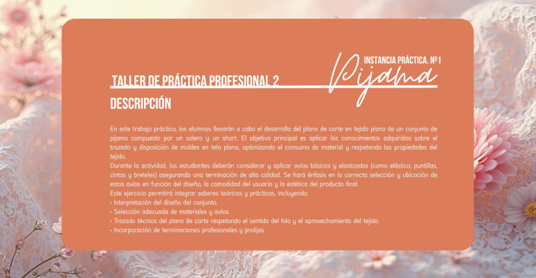 CARRERA: TECNICATURA SUPERIOR EN DISEÑO DE MODA, TEXTIL E INDUMENTARIA