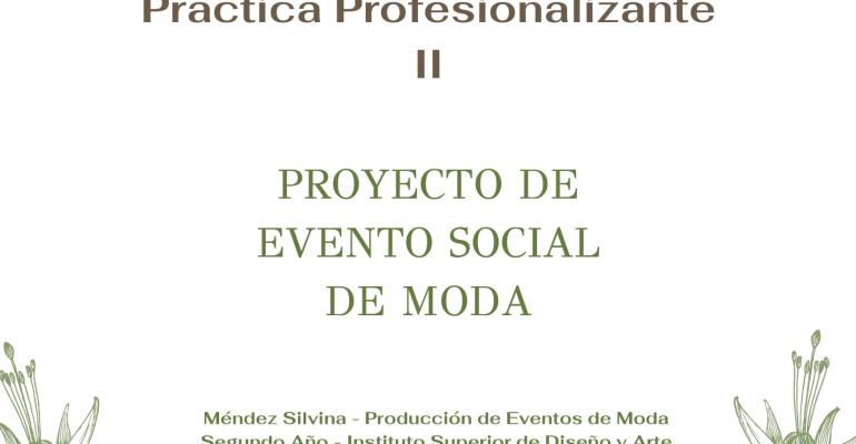 Carrera: Producción de Eventos de Moda.