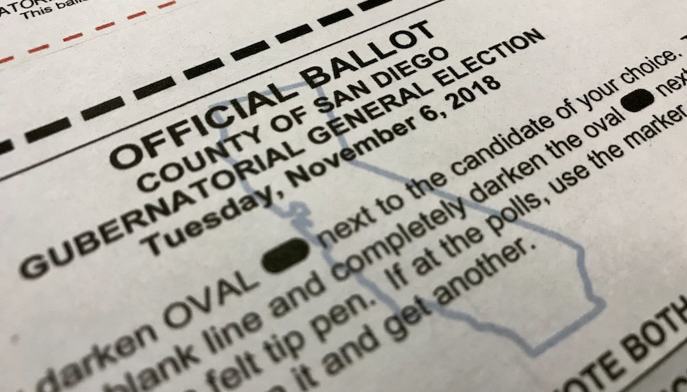 Californians You Have Two Ballot Cards to Vote on in 2018