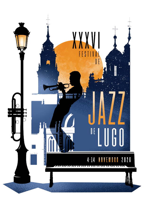 cartel XXXIV Festival de Jazz de Lugo, do 1 ó 17 de novembro do 2024