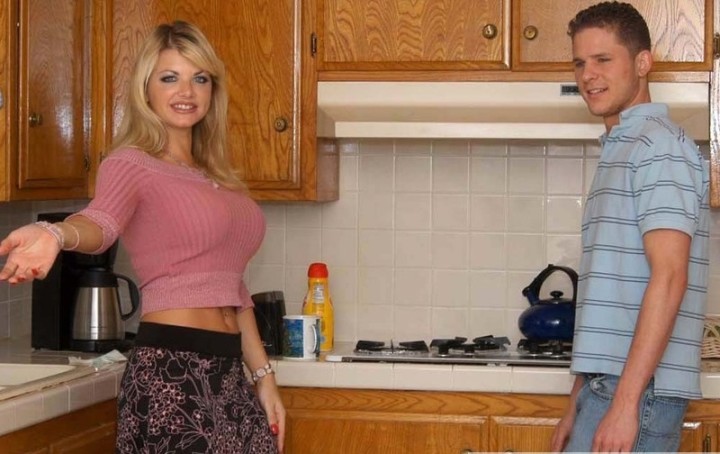 vicky makes   young scott nails feel welcome.