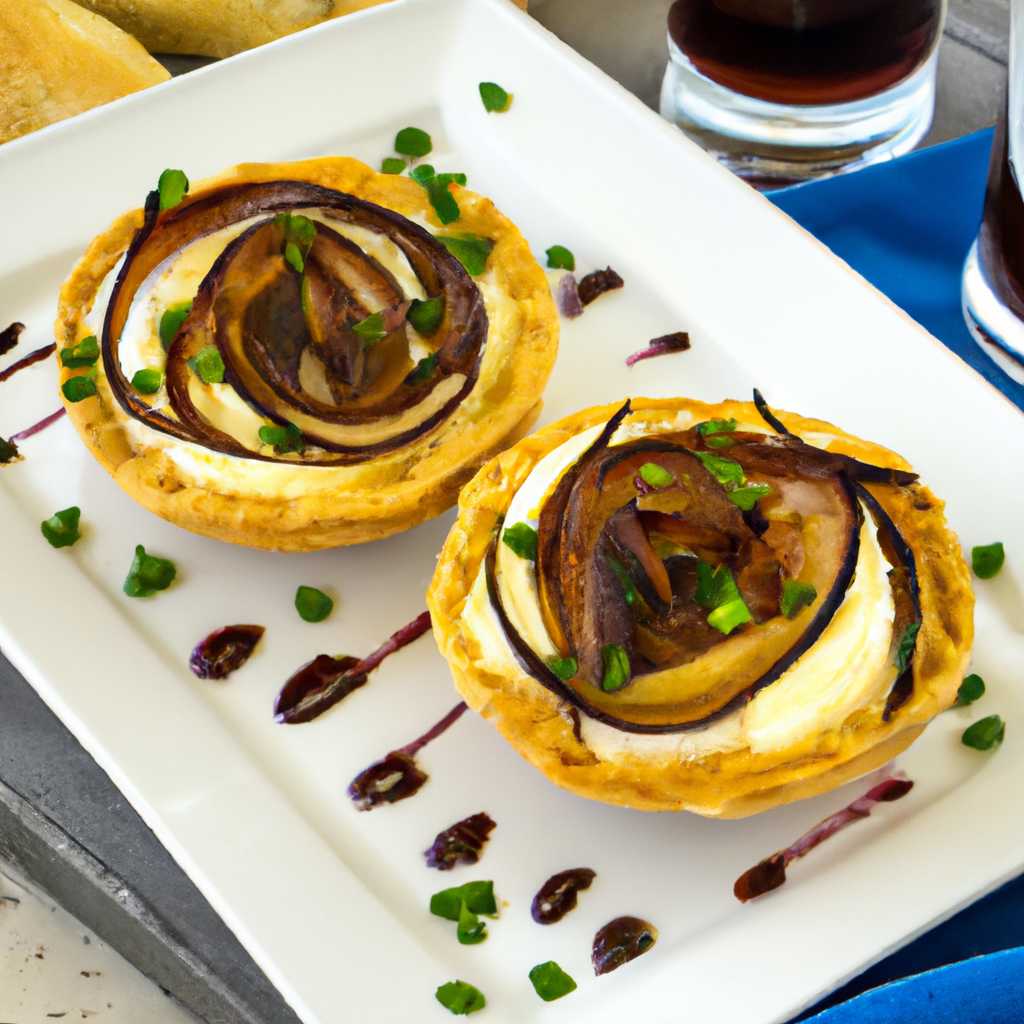 Caramelized Onion and Goat Cheese Tartlets