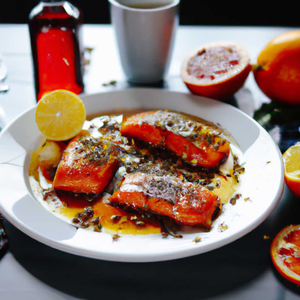 Blood Orange Glazed Salmon