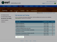 Esri Missing a Course Link