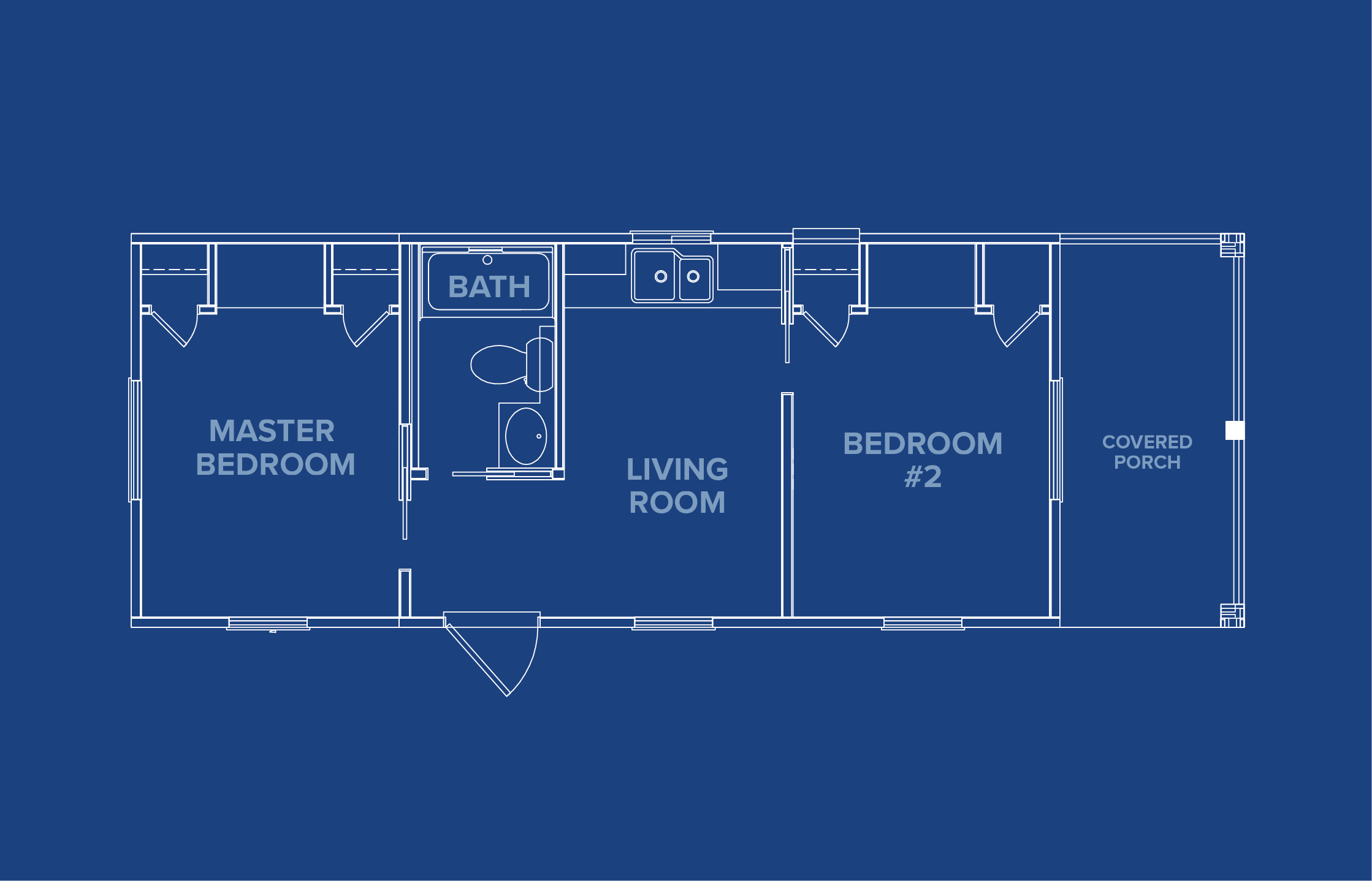 Two-Bedroom Cottages