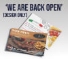We Are Back Open Style Design - Not Printed
