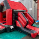 14 X17 A Frame Red And Black Slide Bounce Combi Castle