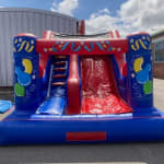 5ft6 Platform Slide Red Blue