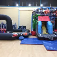 Super Hero Slide Combo And Small Didi Car Racetrack