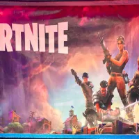 12ft X 12ft Pink And Purple - Fortnite Theme