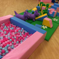 Multicoloured Soft Play Ball Pit