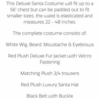 Deluxe Santa Suit - One Size