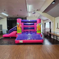 18ft X 14ft H Frame Pink And Purple Side Slide Combi