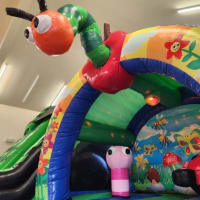 Hungry Caterpiller  Disco Activity Bouncy Castle