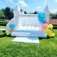 White Wedding Bouncy Castle Hire