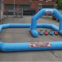 Bouncy Castle And Didi Car Racetrack