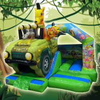 Jungle Safari 3d Bouncy Castle