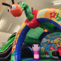 Hungry Caterpiller  Disco Activity Bouncy Castle