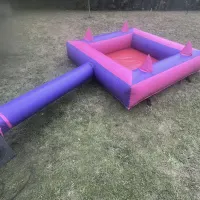 Pink And Purple Inflatable Ball Pool