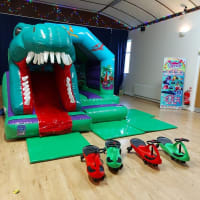 3d Dinosaur Bouncy Castle With Slide