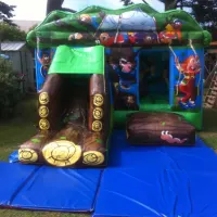 Tree House Bouncy Castle Ball Pool  Mixed Soft Play