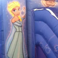 13ft By 20ft Frozen Bouncy Castle Slide Combo