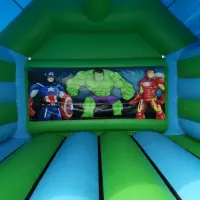 Superhero Bouncy Castle 13x16