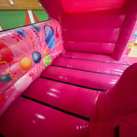 Pink Partytime Castleslide 12ft X 15ft