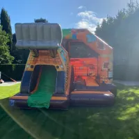 3d Digger Bouncy Castle And Slide Weekend