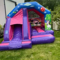 Unicorn Combi Bouncy Castle And Slide