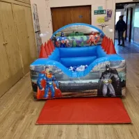 Ultimate Super Hero Softplay With Slide Bouncy Castle