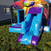 Disco Bouncy Castle Slide