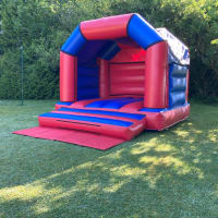 Red And Blue Bouncy Castle