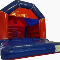 15ft X 11ft Blue And Red Disco Ready Castle