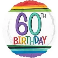 18 Inch Rainbow Celebration Balloons