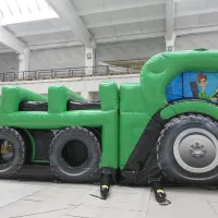 John Deere Style Tractor And Trailer Obstacle Course
