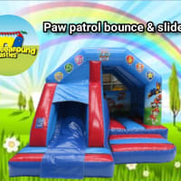 Paw Patrol Bounce And Slide Bouncy Castle