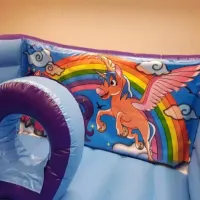 Unicorns V Fronted Bouncy Castle