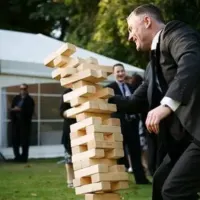 Giant Garden Jenga