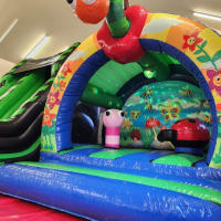 Hungry Caterpiller  Disco Activity Bouncy Castle