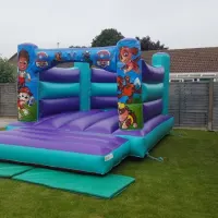 Aqua Pups H Bouncy Castle