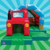 3d Tractor Farm Bouncy Castle