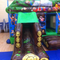Tree House Bouncy Castle Ball Pool  Mixed Soft Play