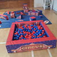 Large Disco Dome Softplay Set And Ball Pool