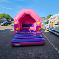 10 X 12 Pink And Purple Disco Bouncy Castle