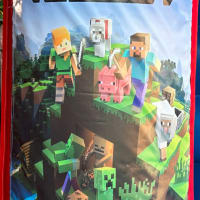 15ft X 12ft Blue And Red Castle Minecraft Theme