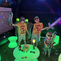 Inflatable Disco Hire - Minecraft Theme