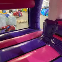 Unicorn Curved Castle With Slide