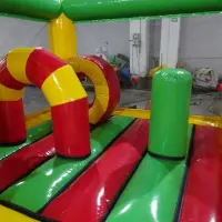 Multi Coloured Activity Castle With Front Slide